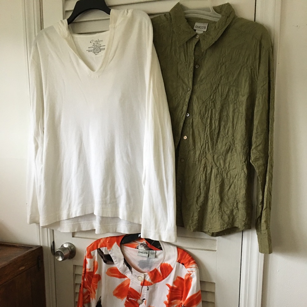 Lot of 3 tops from Chicos- Chicos size 3